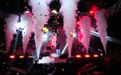 Live stage music performance composition
